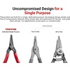 image:imageTEKTON 5 7 9 Inch Internal and External Retaining Ring Pliers Set with Rolls 16Piece 0037 0047 0070 0090 in Tips  PRR91100