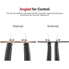image:imageTEKTON 5 7 9 Inch Internal and External Retaining Ring Pliers Set with Rolls 16Piece 0037 0047 0070 0090 in Tips  PRR91100