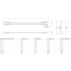 image:imageTEKTON 6 x 7 mm Long Flex Head 12Point Ratcheting Box End Wrench  WRB364062132 x 34 in