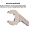 image:imageTEKTON 7 mm Angle Head Open End Wrench  WAE84207  Made in USA6Piece 1516112 in