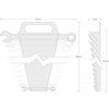 image:imageTEKTON Combination Wrench Set with Modular Organizers 27Piece 632 mm  WCB9520315Piece 141 in