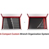 image:imageTEKTON Combination Wrench Set with Modular Organizers 27Piece 632 mm  WCB9520315Piece 141 in