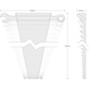 image:imageTEKTON Combination Wrench Set with Roll 15Piece 141 in  WCB9410219Piece 14  114 in