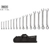 image:imageTEKTON Reversible 12Point Ratcheting Combination Wrench Set with Modular Organizers 34Piece 141 in 624 mm  WRC9430515Piece 141 in