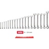 image:imageTEKTON Reversible 12Point Ratcheting Combination Wrench Set with Modular Organizers 34Piece 141 in 624 mm  WRC9430519Piece 624 mm