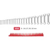 image:imageTEKTON Stubby Combination Wrench Set with Modular Organizers 15Piece 141 in  WCB95407Stubby  Modular Organizers