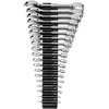 image:imageTEKTON Stubby Combination Wrench Set with Modular Organizers 15Piece 141 in  WCB95407Stubby  Modular Organizers