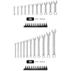 image:imageTEKTON Stubby and Standard Length Combination Wrench Set with Modular Organizers 22Piece 1434 in  WCB95907