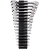 image:imageTEKTON Stubby Combination Wrench Set with Modular Organizers 15Piece 141 in  WCB95407Stubby  Modular Organizers