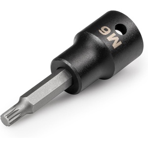 image:imageTEKTON 12 Inch Drive x M6 Triple Square Impact Bit Socket  SIB28206M6