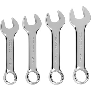image:imageTEKTON Stubby Combination Wrench Set with Modular Organizers 15Piece 141 in  WCB95407Stubby  Tool Only