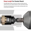 image:imageTEKTON 12 Inch Drive Deep 6Point and 12Point Axle Nut Impact Socket Set 14Piece 2739 mm  SID92002
