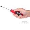 image:imageTEKTON Phillips Slotted Torx Square Screwdriver Set with Red Modular Organizers  4 8 18 Inch Shanks 54Piece  DWZ90124