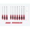 image:imageTEKTON Phillips and Slotted Screwdriver Set with Red Modular Organizers  8 Inch Shanks 10Piece 1  3 414 mm  DWZ90118