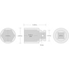 image:imageTEKTON 34 Inch Drive x 15 mm 6Point Impact Socket  SID32115158Inch