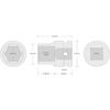 image:imageTEKTON 34 Inch Drive x 15 mm 6Point Impact Socket  SID32115916Inch